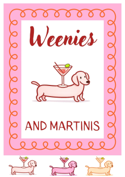 Bügelbild Weenies